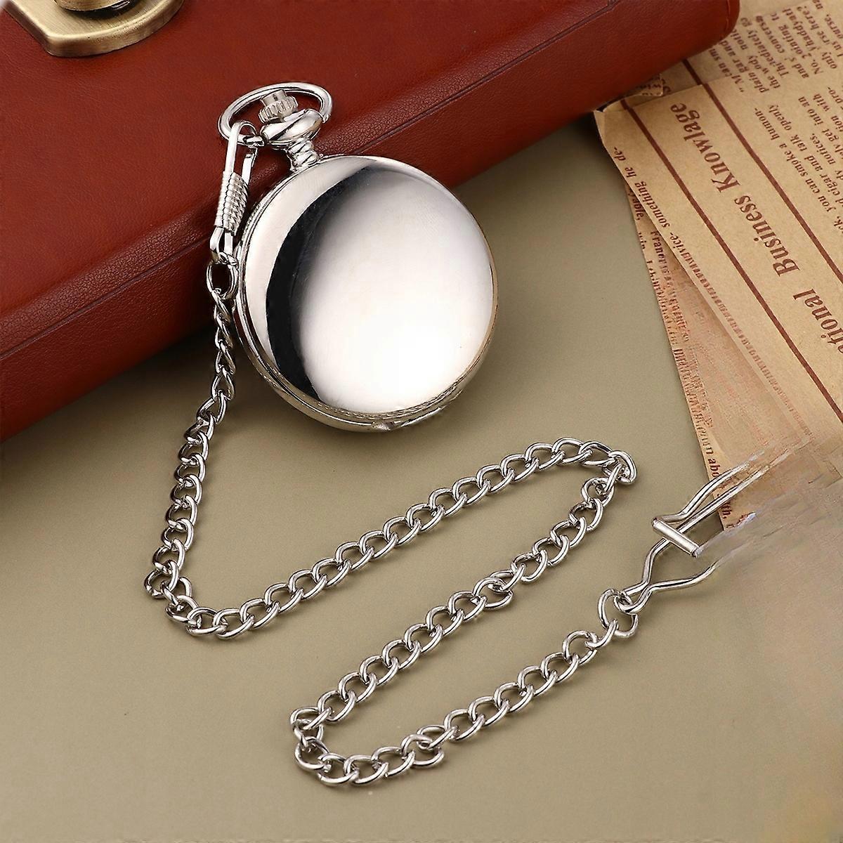 3 Tipi Retrò Polpo Copertura Cava Orologio Da Tasca Al Quarzo Collana In Bronzo Pendente Orologio Fatto A Mano Regali Souvenir Per Uomo Donna Reloj - Foto 2