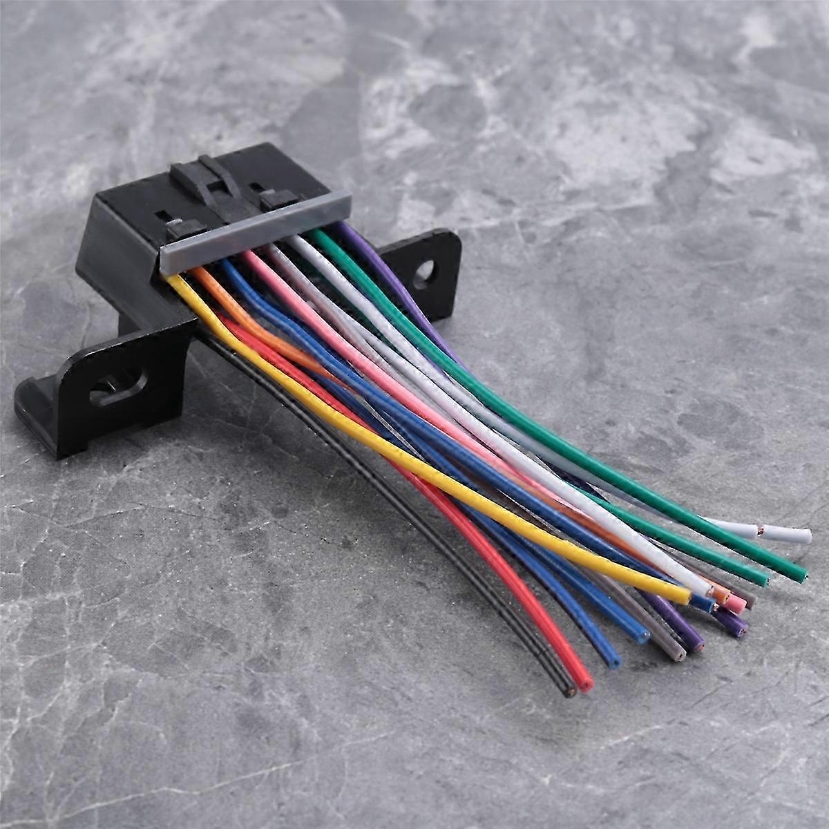 16 Pin J1962F OBD2 Female to Male DIY Connectors Kit with Fixed Harness Adapter and Dash Port Cable