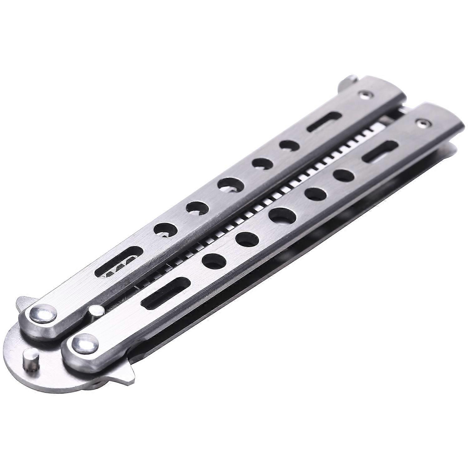 Foldable Stainless Steel Comb Butterfly Comb Hairdressing Knife Comb