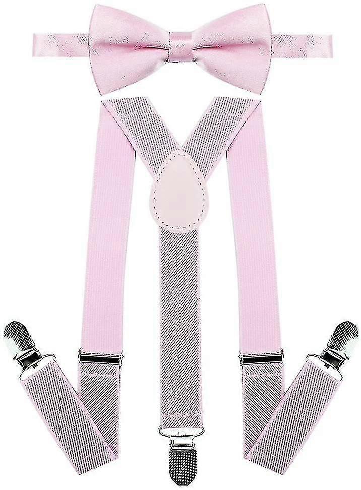 Boys Suspenders Red Red Onesize