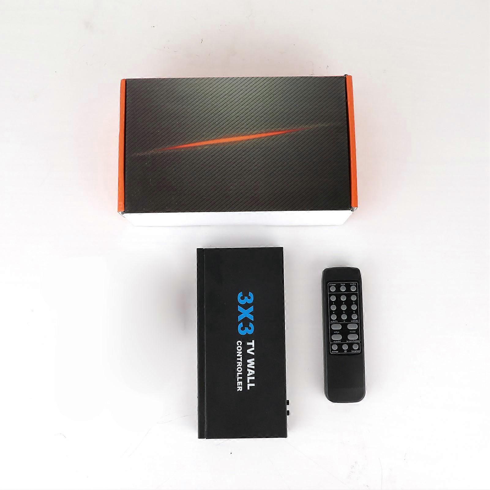 3X3 Video Controller TV Wall Processor for High Definition Multimedia Interface 3840x2160@30HZ Input and Output Support Real 4K Resolution