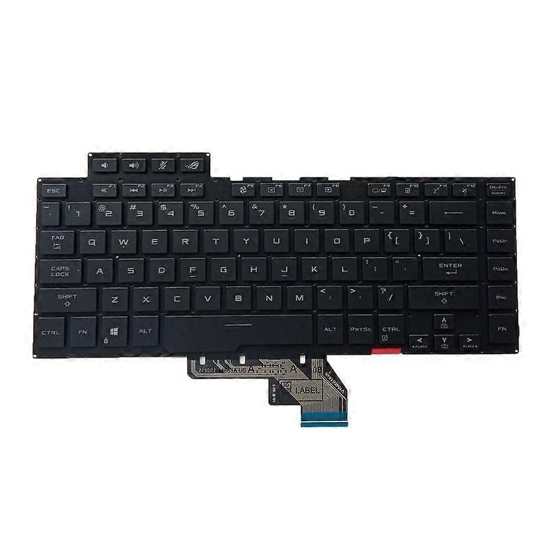 Clavier noir anglais américain de remplacement pour ordinateur portable ROG GU502