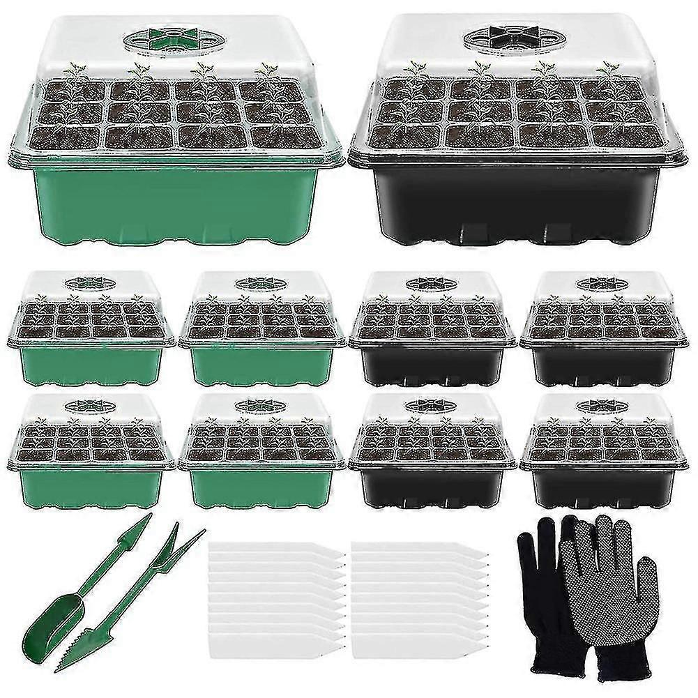 10 S, Each Propagator Can Grow 12 Plants With Cover