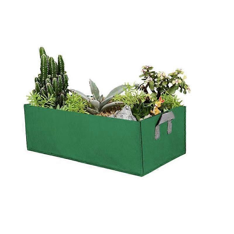 Square Felt Planting Bucket for Vegetables and Seedlings, Non Woven Fabric Grow Bag, Multifunctional Garden Planter, 5 Gallon Size