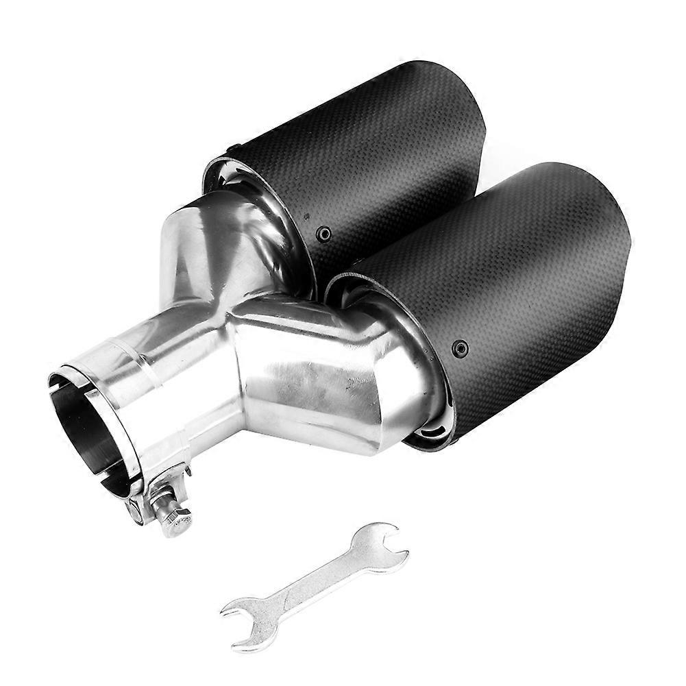 Universal Stainless Steel Car Exhaust Tip - Easy Install, Durable & Rust-Resistant