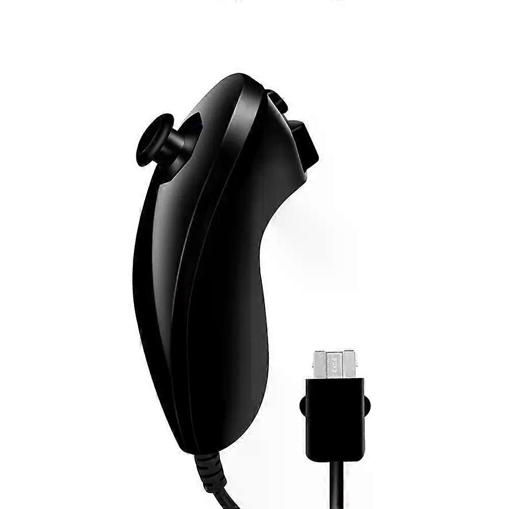 Wired Nunchuck compatible for   Wii Game Controller Hand Curved Game Handle Controller Nunchuk compatible for  Wii Gamepad Accessories