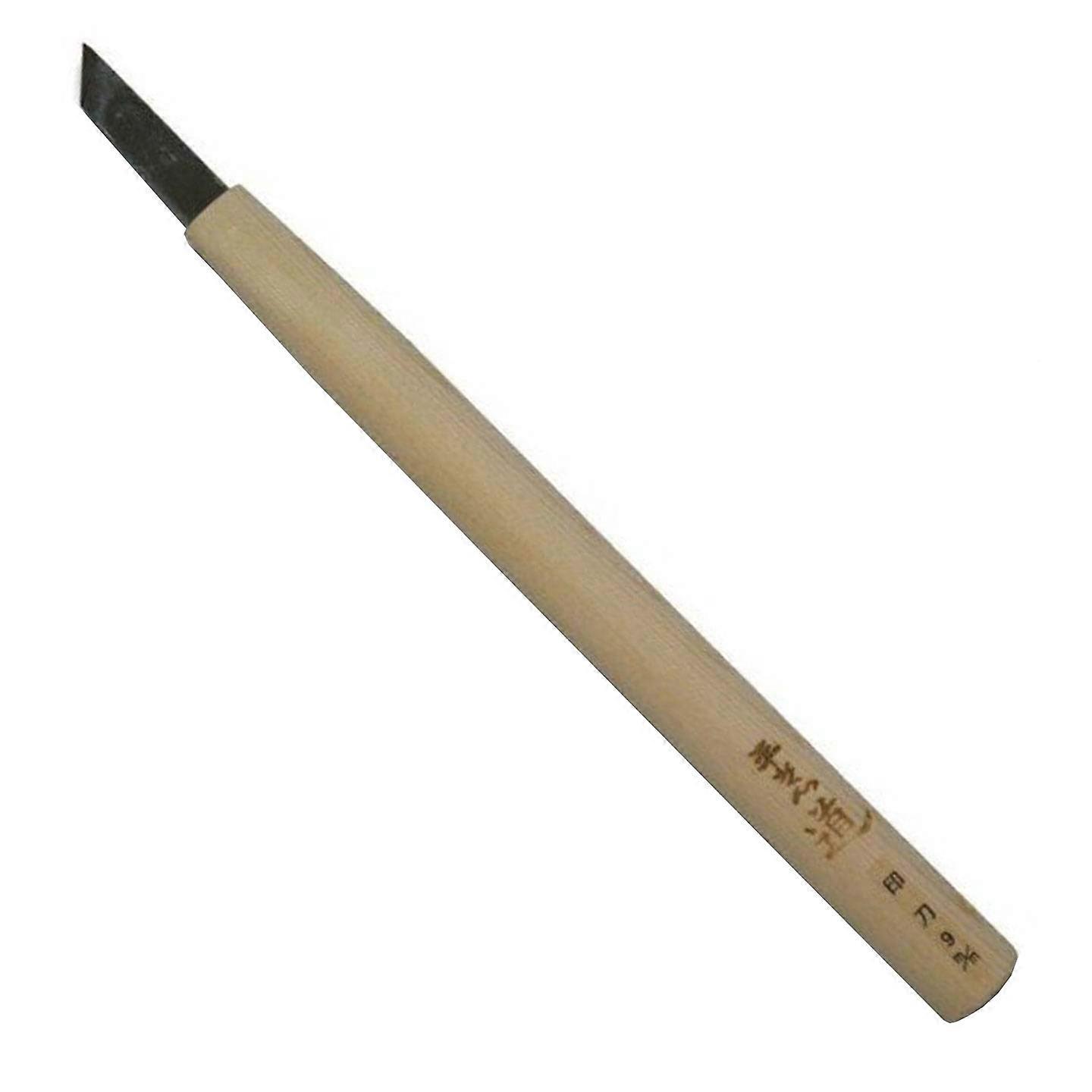 Michihamono Wood Carving Tool 9mm Right Skew Angled Woodworking Corner Chisel