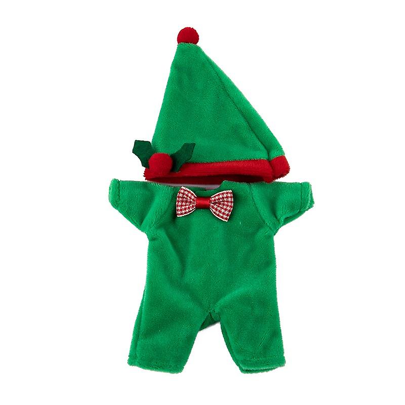 Christmas Tree Dress For Doll