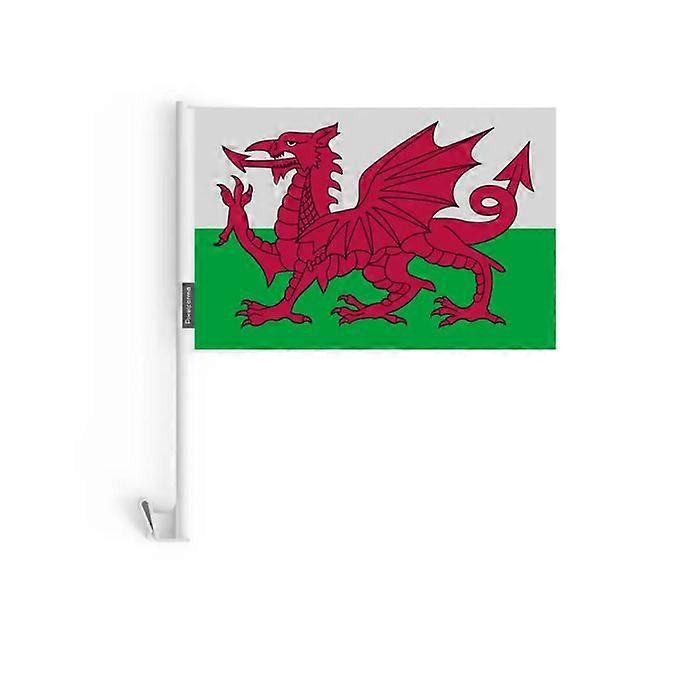 Flag - Multicolored - Wales - 20 pieces - 14 x 21 cm - Polyester