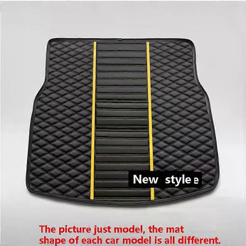 Custom Car Trunk Mat For BMW X3 E83 2005 2006 2007 2008 2009 2010 Car Floor Mat Wearing-Resistant PU Leather boot carpet