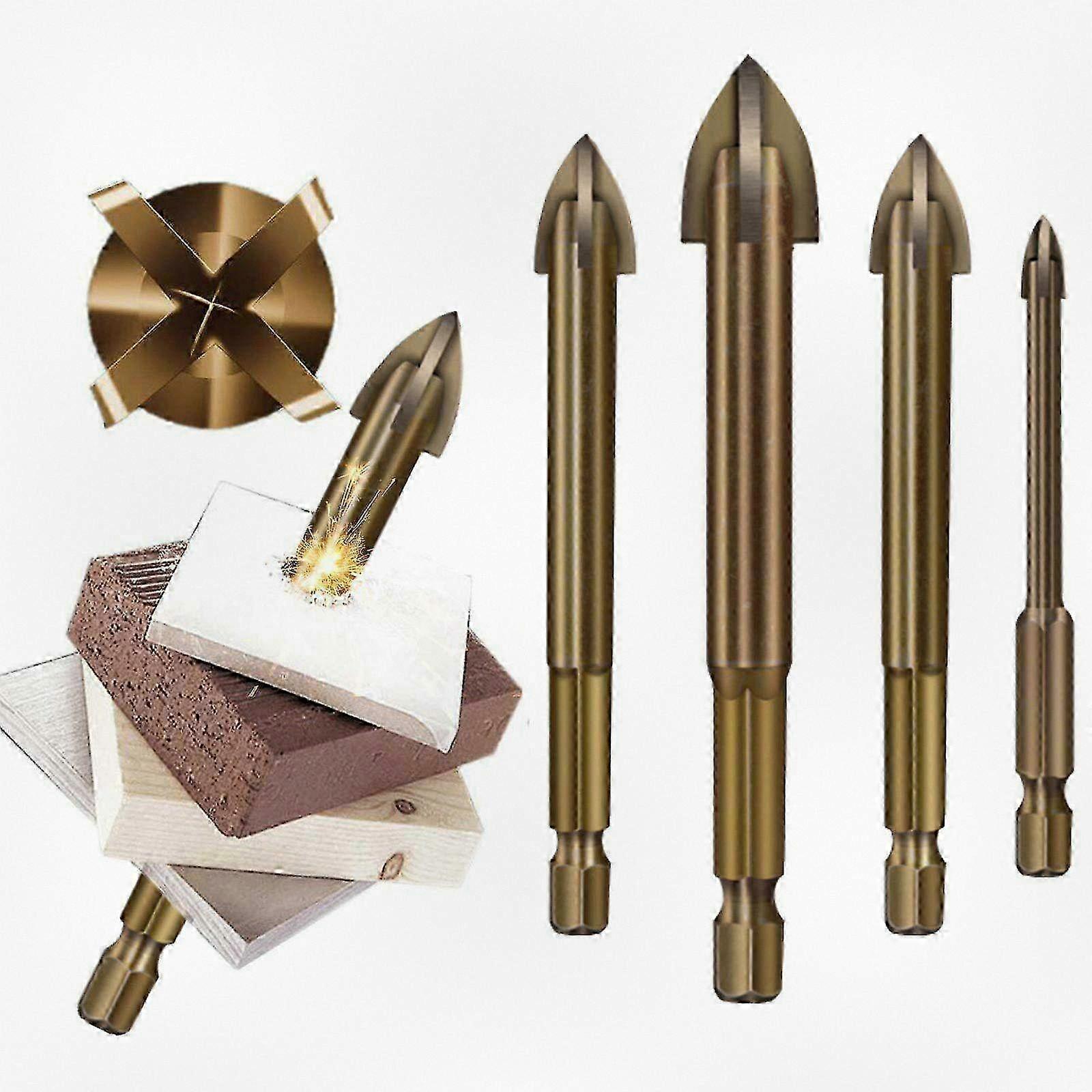 7pcs High-Performance Universal Rotary Triangular Drilling Tool Set for Various Applications