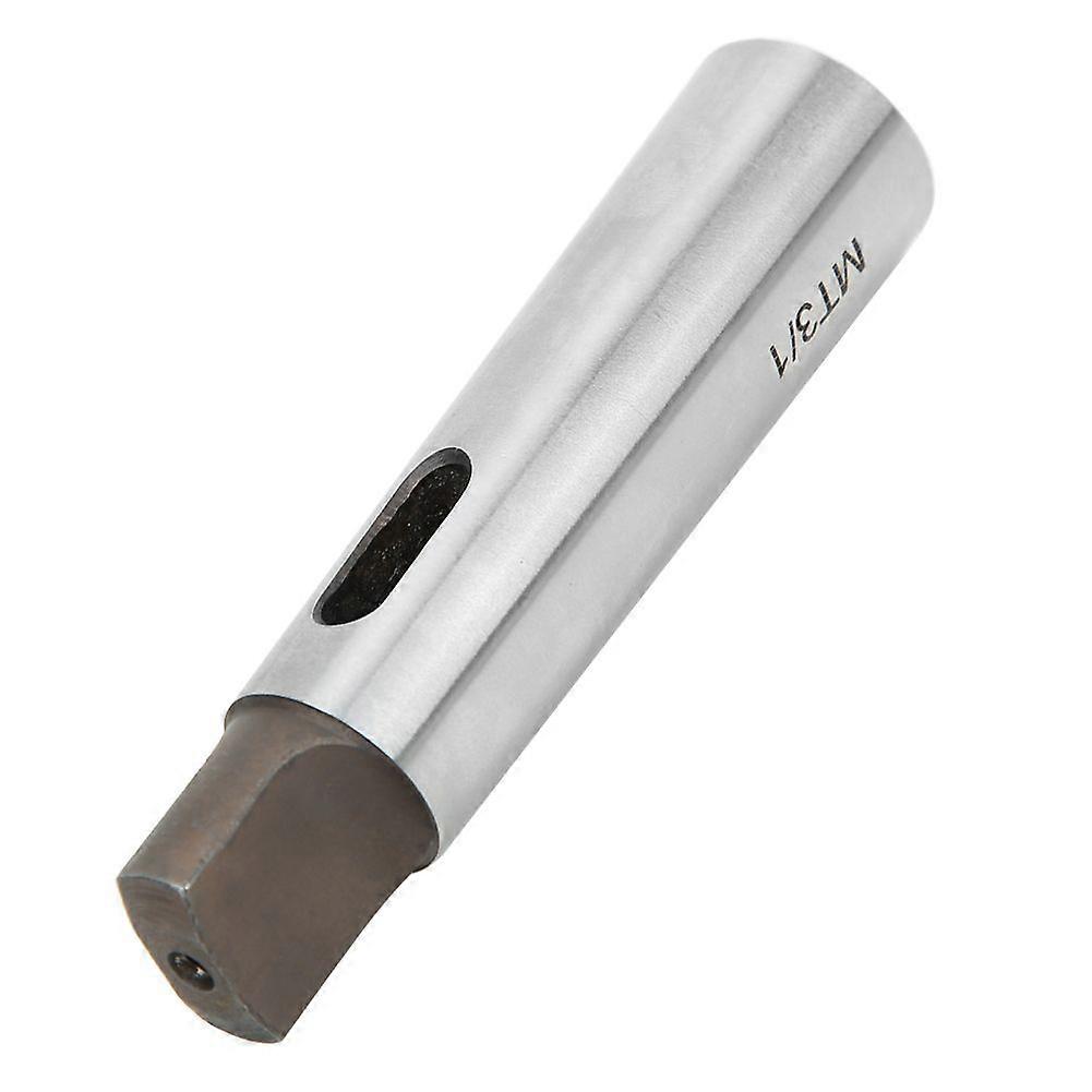 Taper Reducing Adapter Drill Sleeve Silver High Hardness Wear Resistance MT3 to MT1