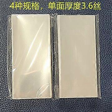 500pcs σαφής προστάτης μανικιών χρημάτων αποταμίευσης χρημάτων σαρωτών κατόχων μετρητών κατόχων μετρητών για τη συλλογή χρημάτων χαρτονομισμάτων μετρητών