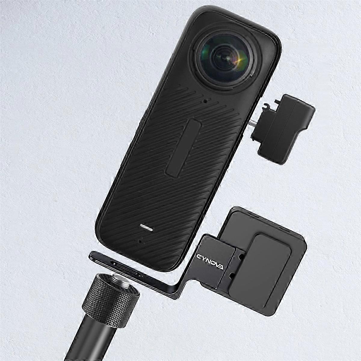 حذاء بارد للميكروفون غير المرئي CYNOVA ل Insta360 X4 / X3 / ONE X2