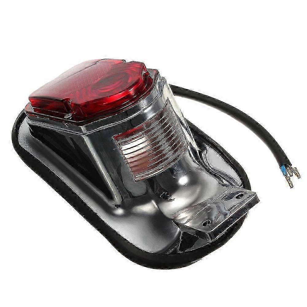 Rear Tail Brake Stop Lamp Mount Plate for Universal Chopper Motorcycle with Turn Signal