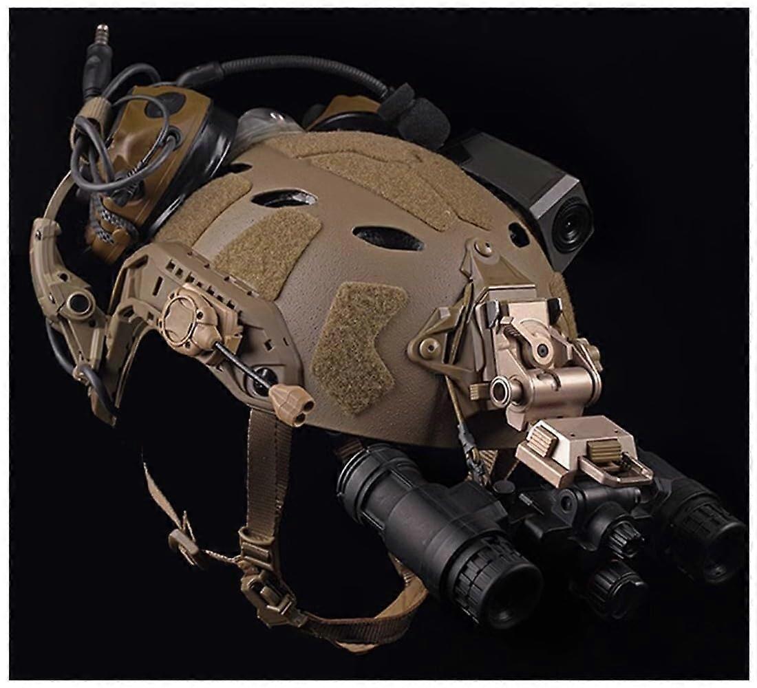 Paintball Wargame Casque militaire Set SF Fast Casque avec lunettes de sécurité visière Casque tactique Modèle télescopique