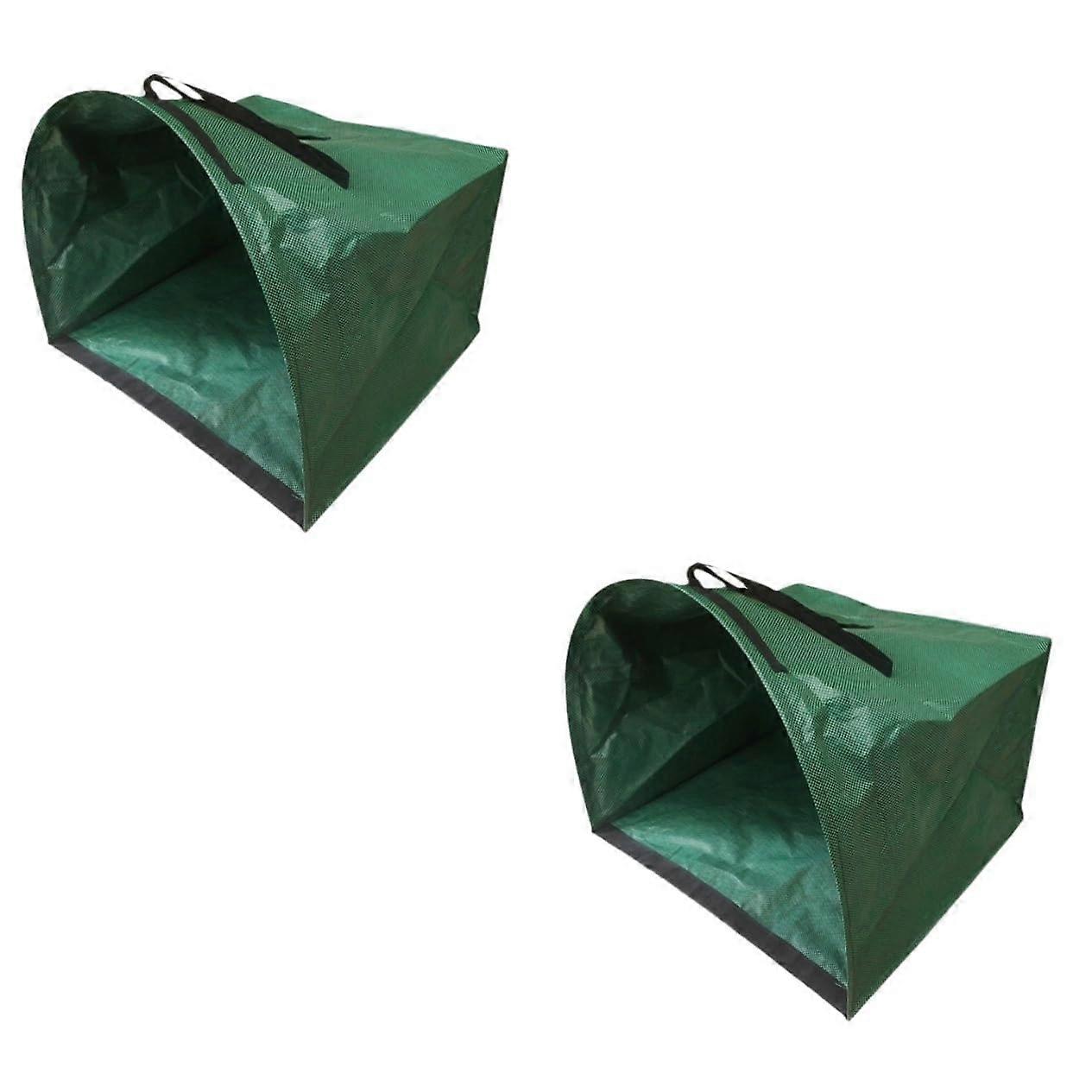 Multifunctional Lawn and Garden Bags 2 Pieces for Leaf Collection, Durable Material, Strong Handles for Garden Waste