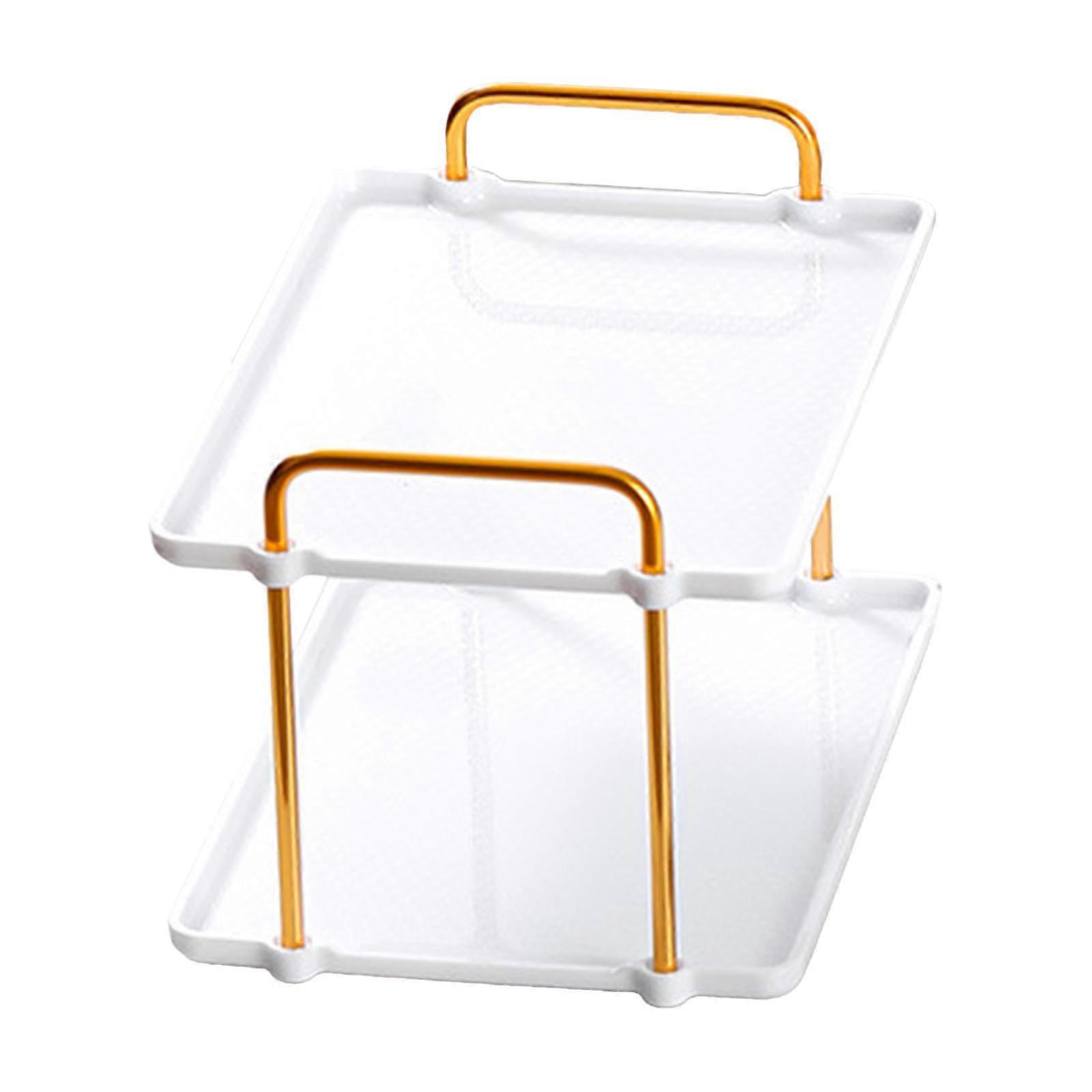 Fruit Cupcake Server Tray Display Multipurpose for Cabinet Vanity Countertop