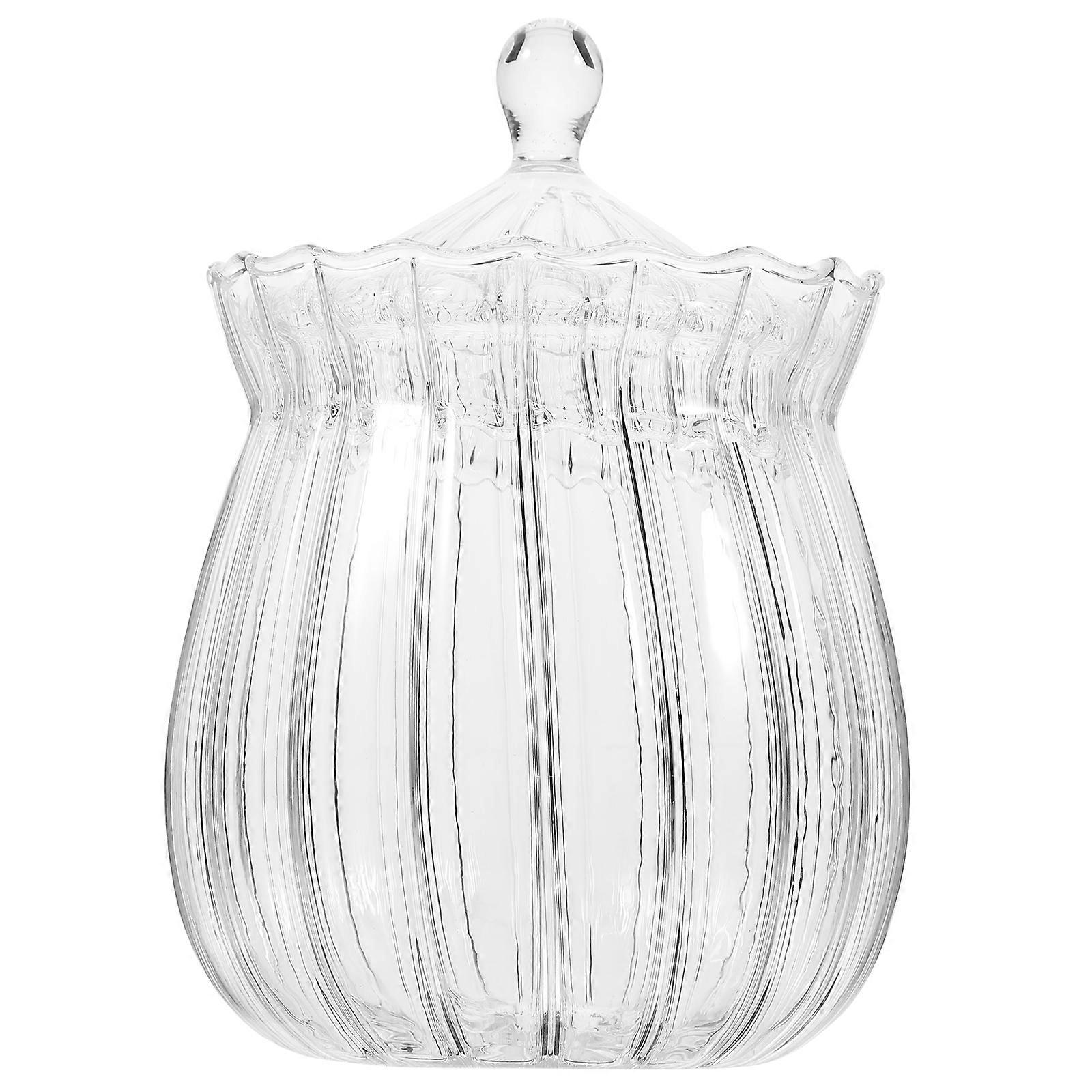Glass Jar with Sturdy Design for Storing Sweets and Other Food Items