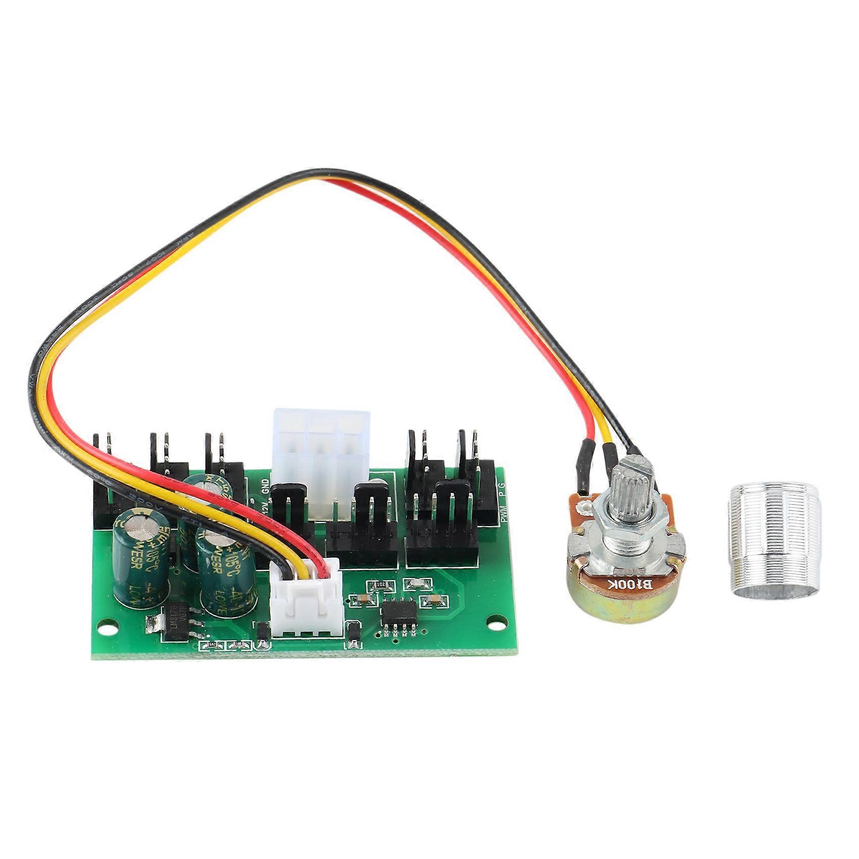 1Pcs Computer Case Miner Fan Speed Controller 8-Channel Fan Hub
