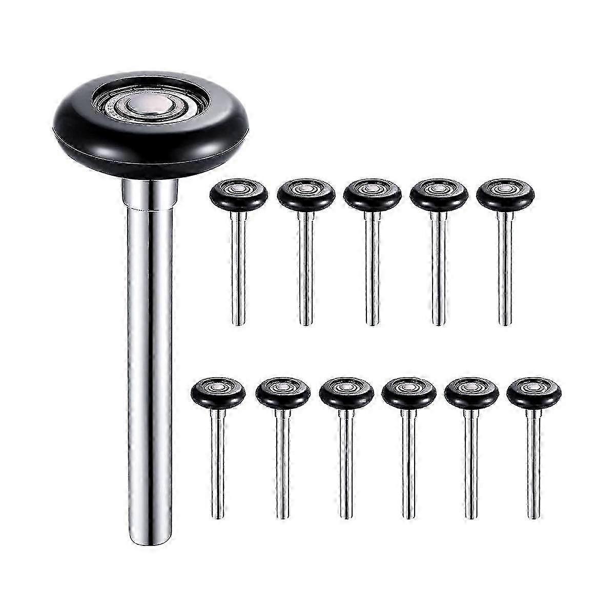 12パック2 "ナイロンガレージドアローラー - 静かな6200z交換用ローラーバルク