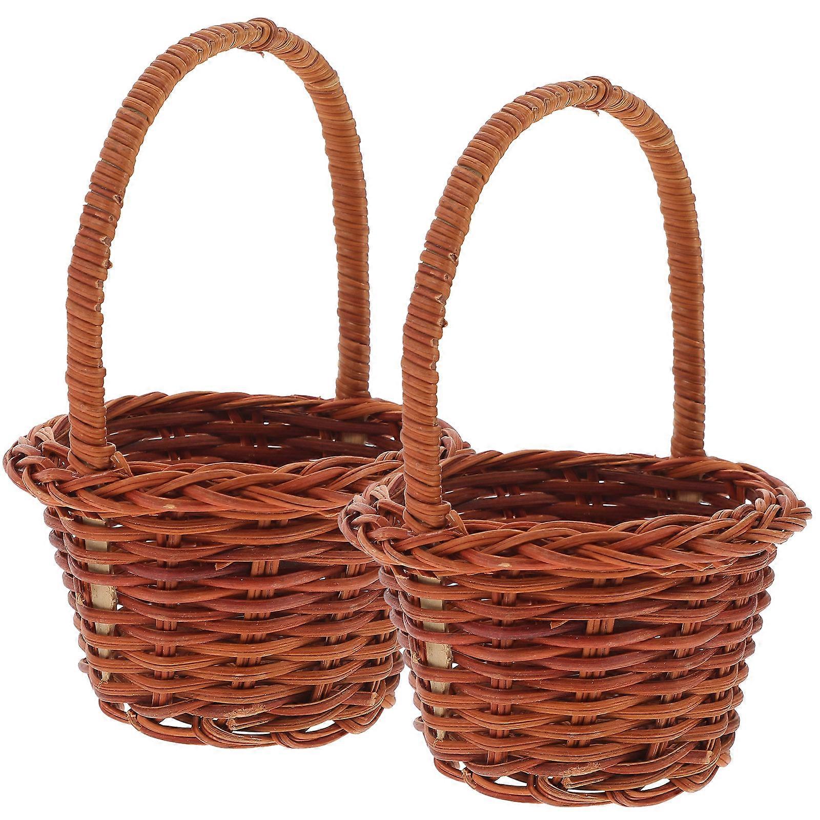 Sturdy Small Basket, Ideal for Miniature Decor Projects