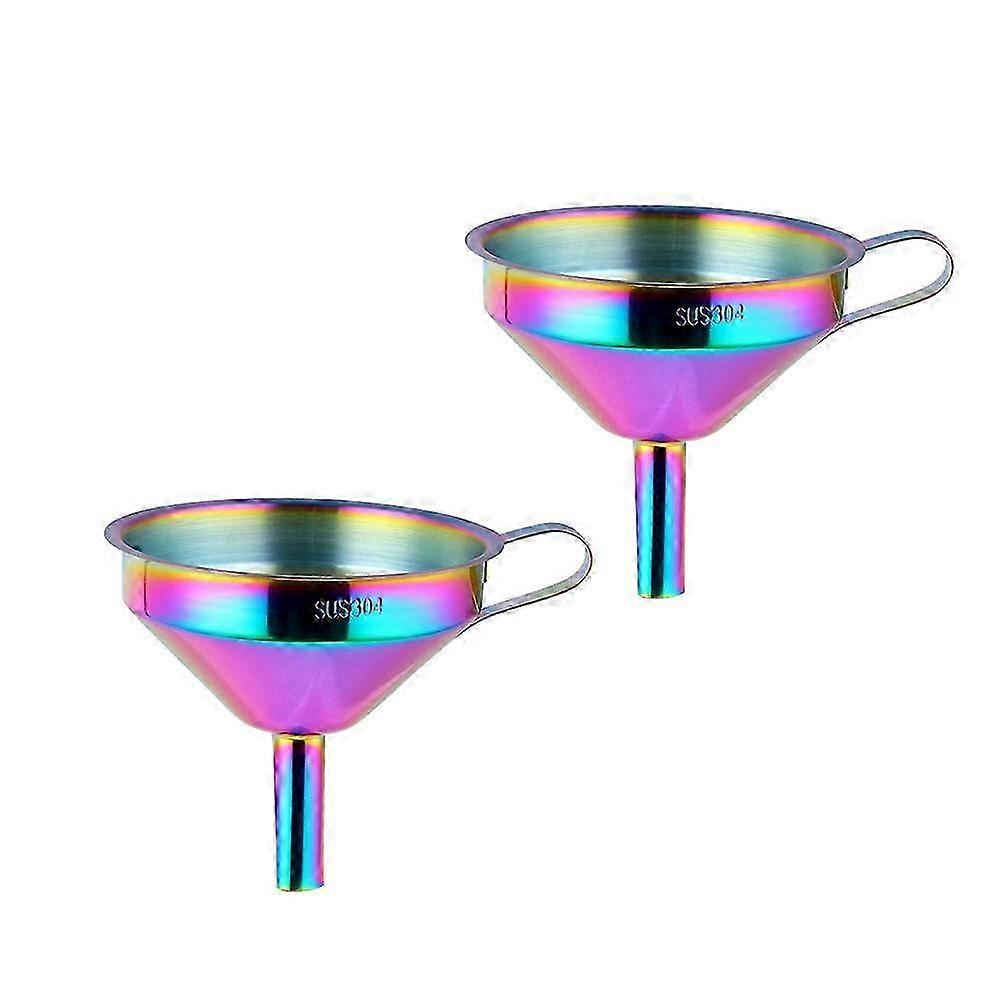 2-Piece Rainbow Kitchen Funnel Set