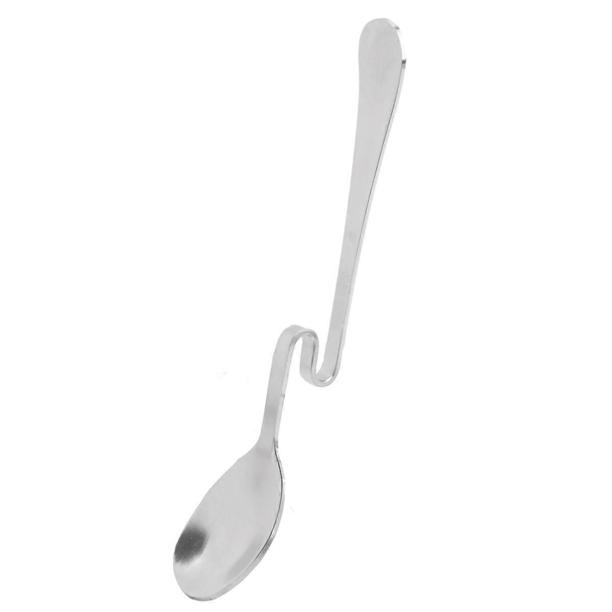 Cute Curved Spoon Teaspoon Dessert Stainless Steel Drink Tableware