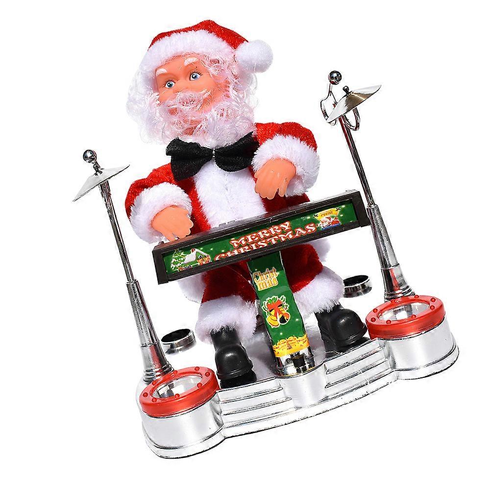 Santa Claus Animated Statue, Battery-driven Musical Feature for Christmas Cheer