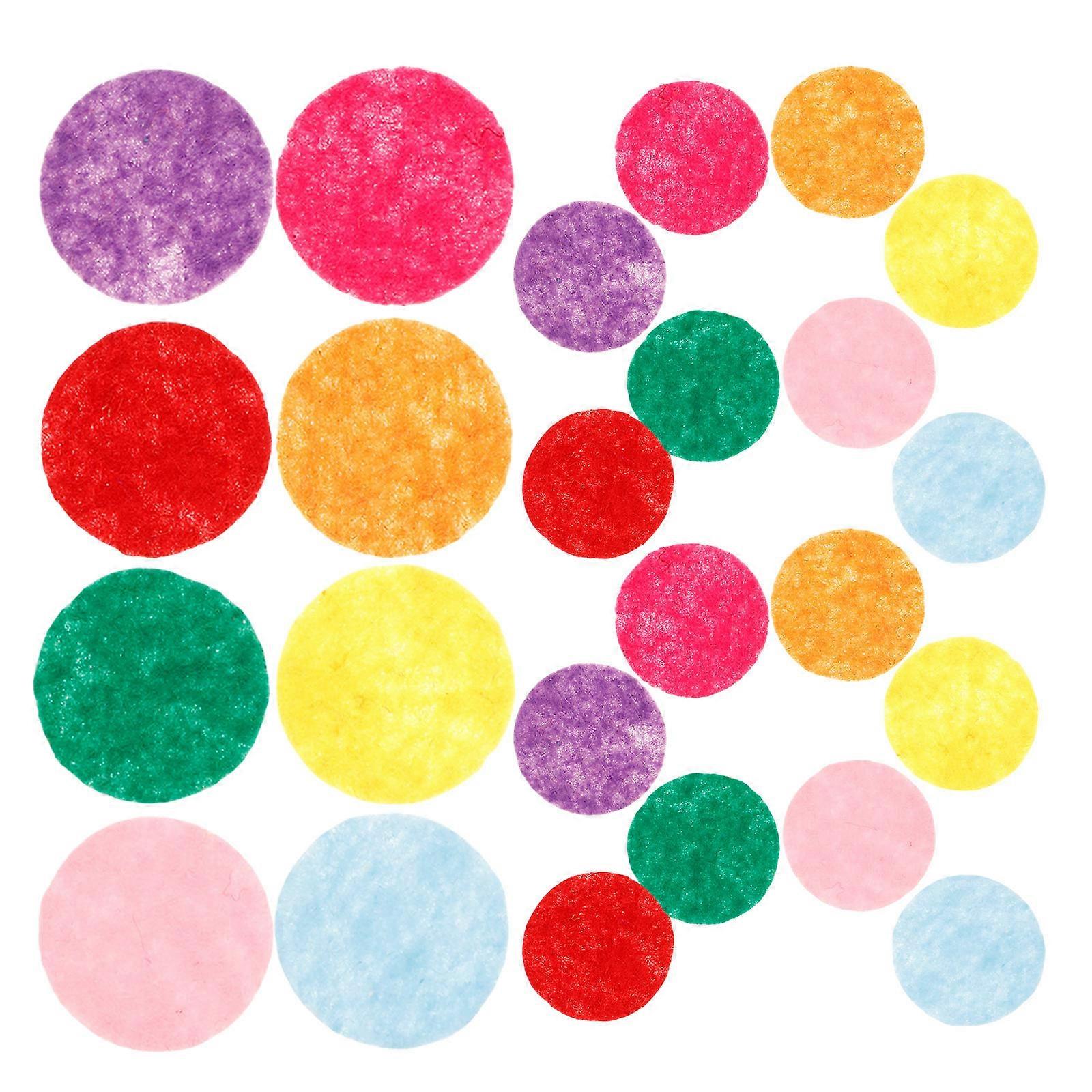 Felt Discs for Needlework, Durable Material for Toys and Textile Design Projects