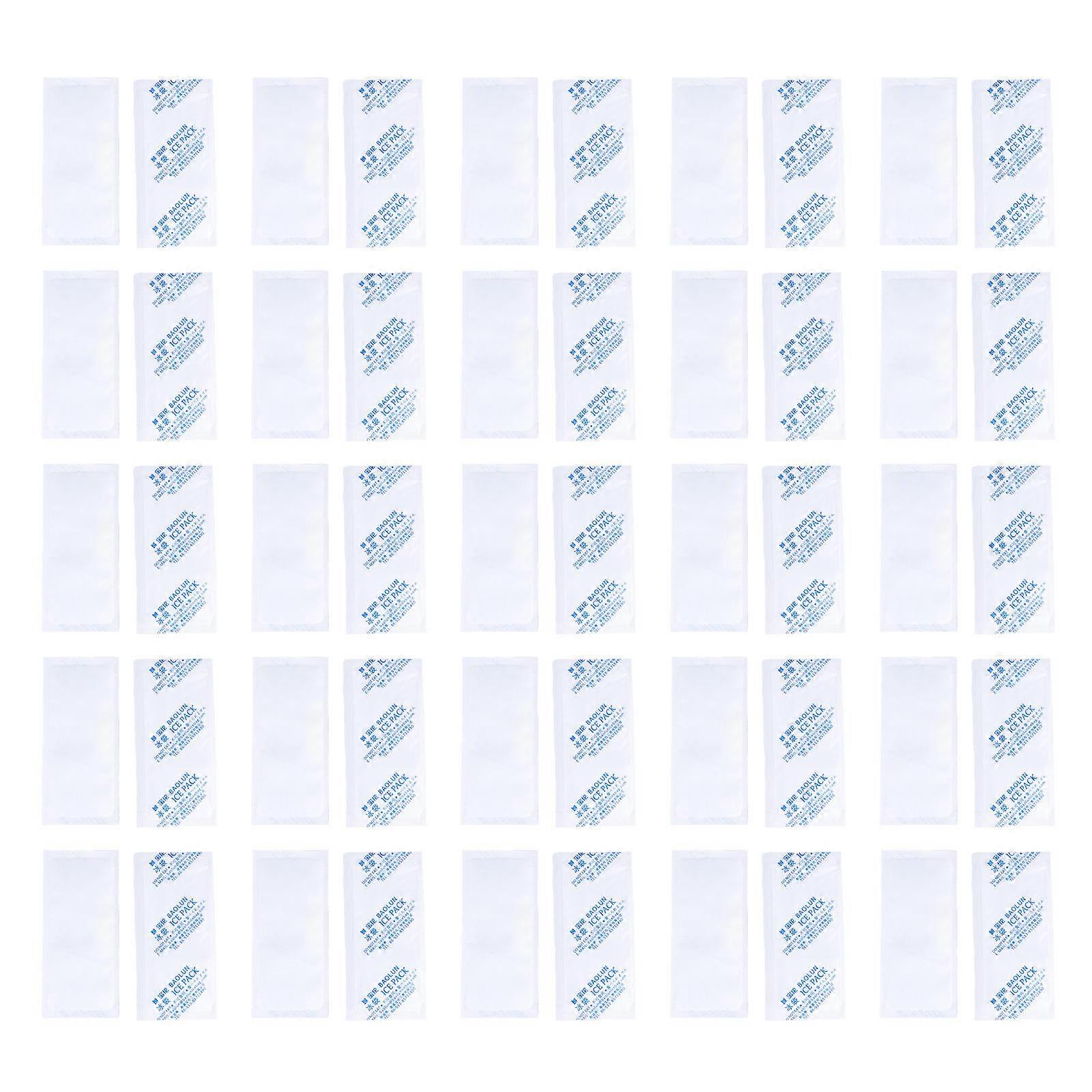 Compact Freezable Ice Bags for Safety, Reusable-Free Design, 50PCS