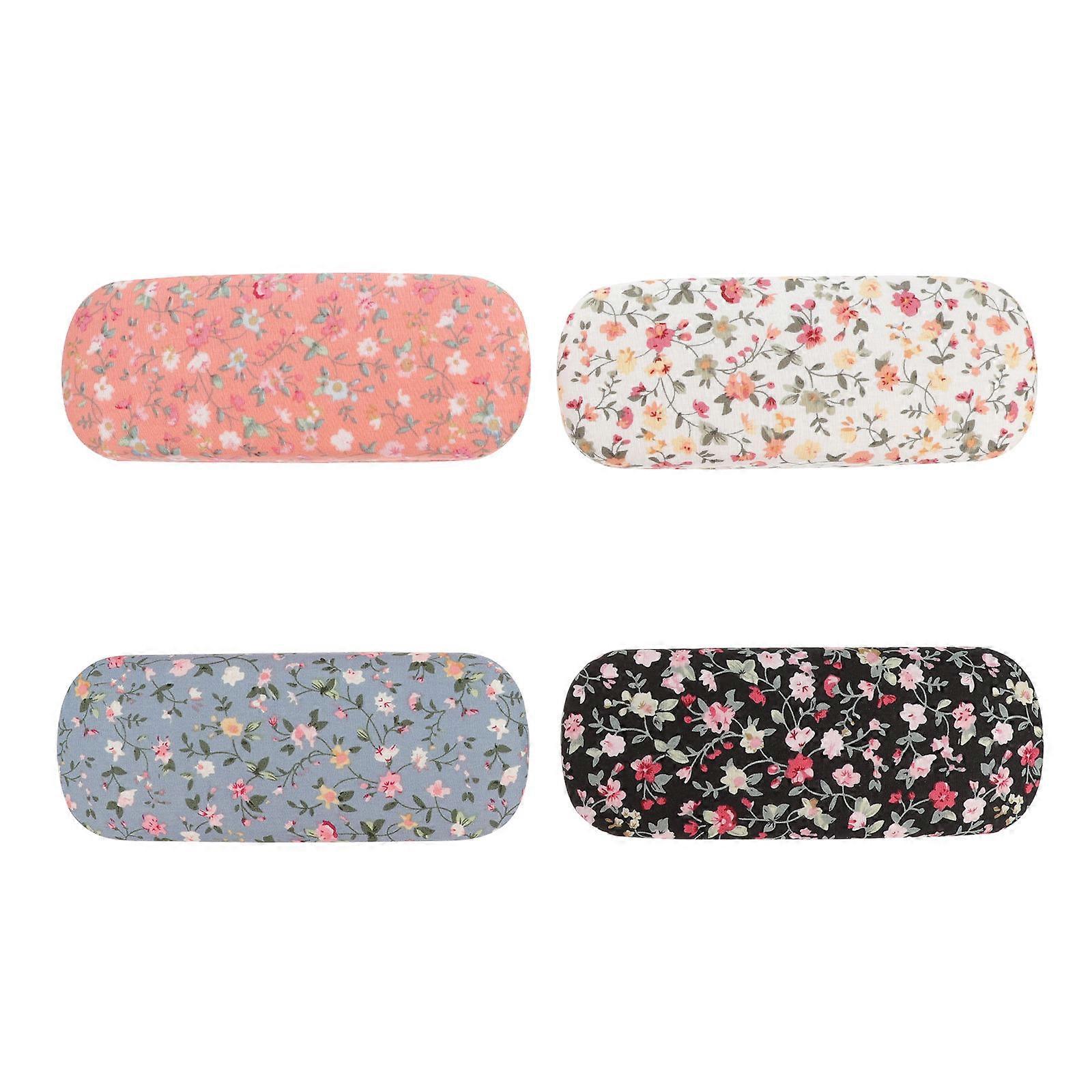 Glasses Holder Eyeglasses Storage Box Sunglass Storage Box Outdoor Travel Rectangular Simple Design Portable Protection 1Set