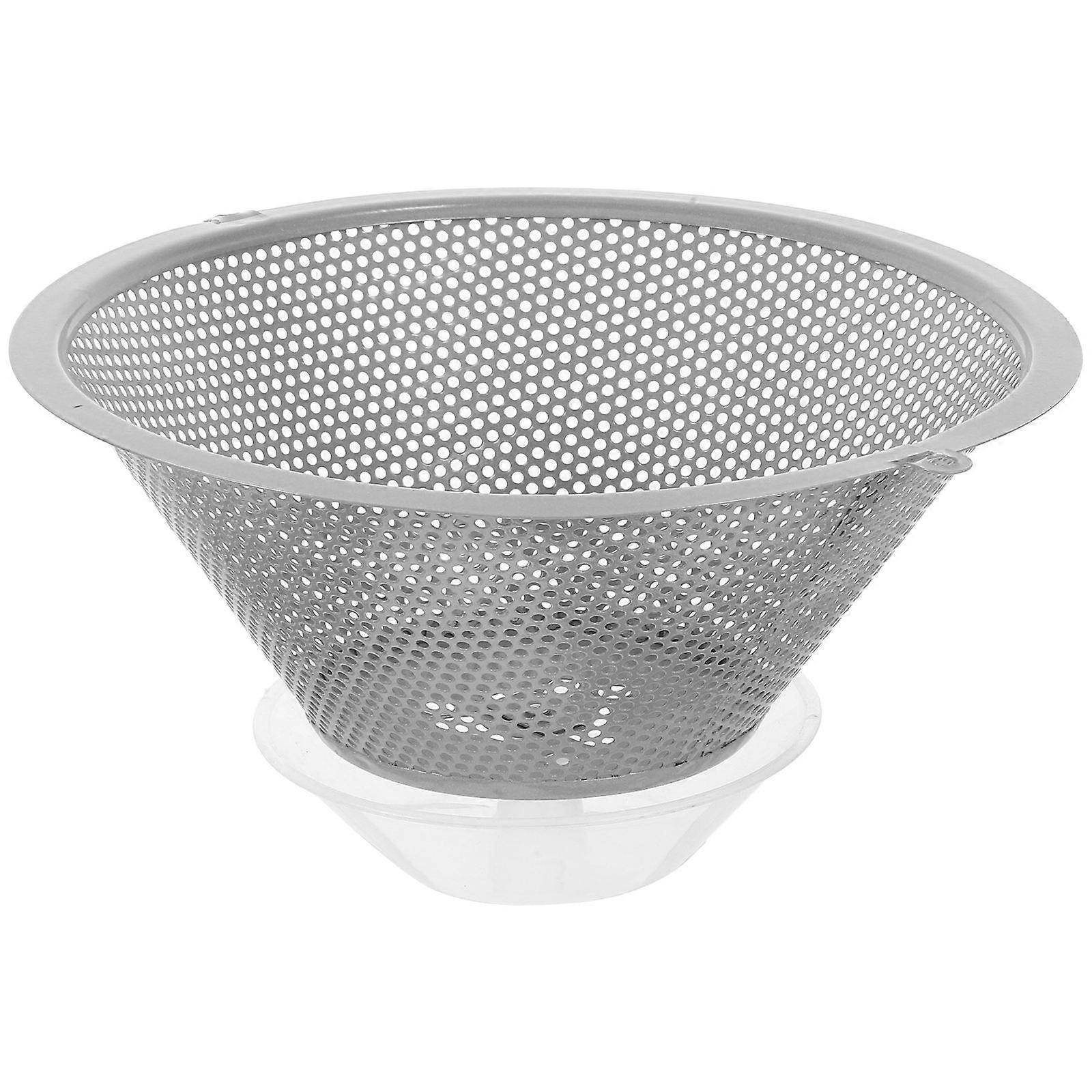 Round Range Hood Grease Filter Set with Oil Collection Cup – Mesh Design for Efficient Grease Capture, Compatible with Extractor Hoods
