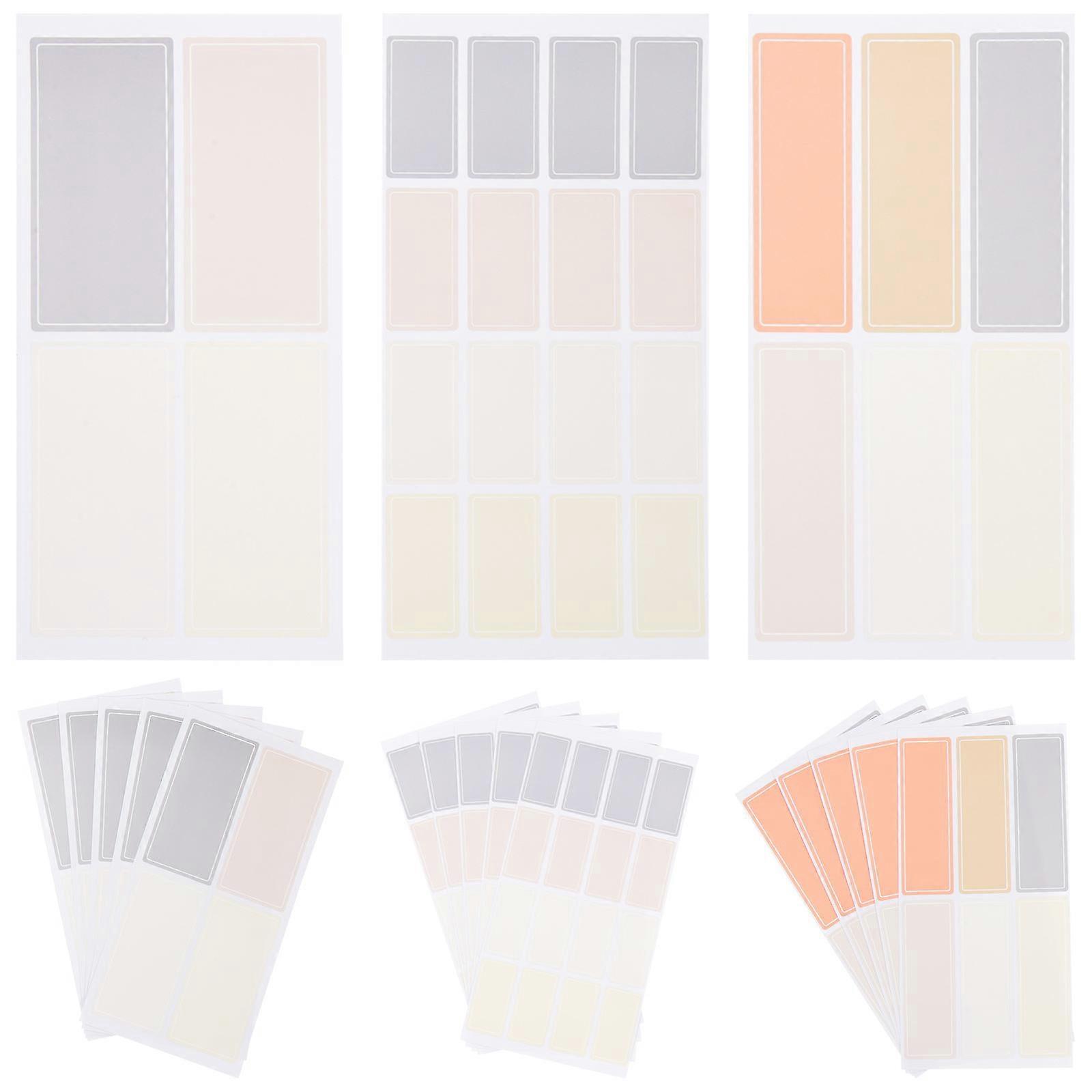 Multipurpose Label Sticker Stickers Labels Assorted Identification 130Pcs