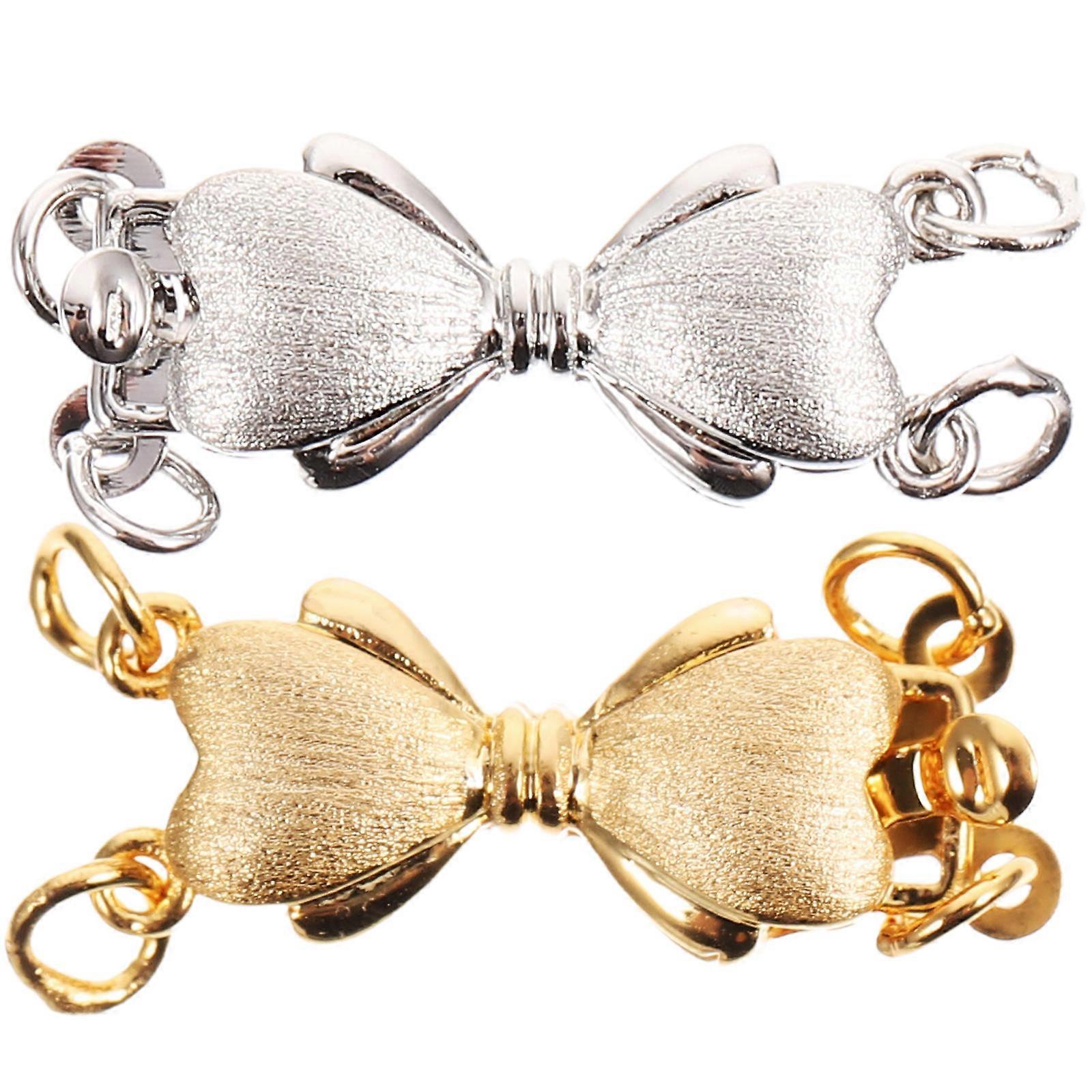 Here's a refined and engaging product description for your **2pcs Metal Jewelry Connection Clasps**:

 

✨ **2pcs Metal Jewelry Connection Clasps –