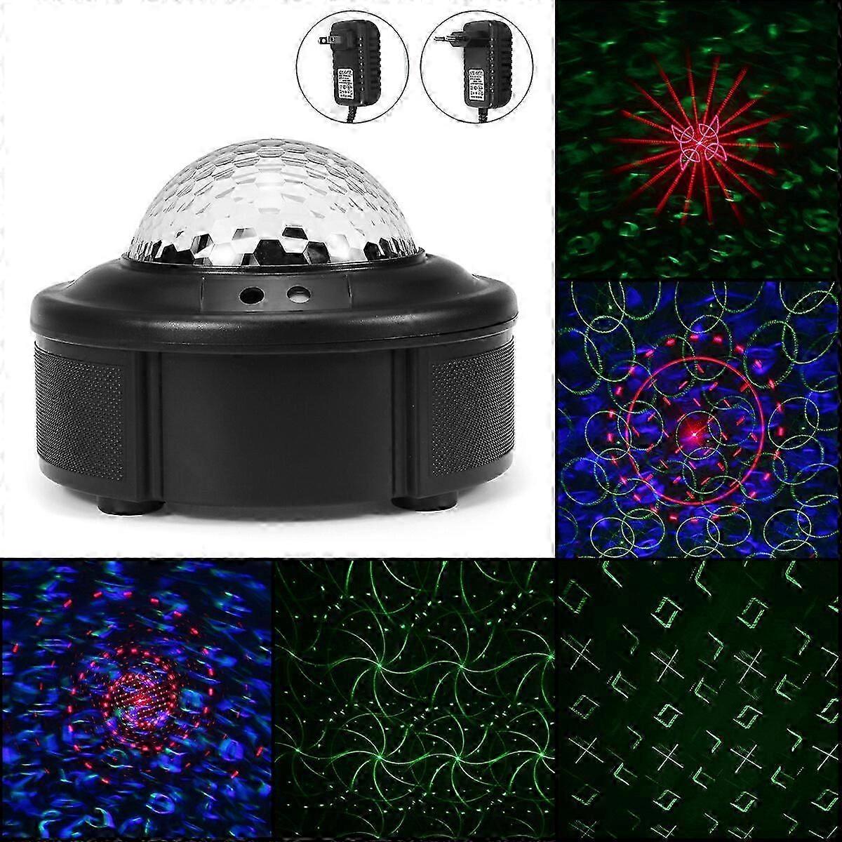 Starry Sky Projection Lamp Water Pattern Flame Ocean Lamp Stage Ktv Flash Seven Colors