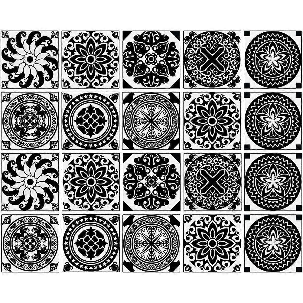 Tile Wall Sticker 10Pcs Tile Stickers For Bathroom Decor Assorted Color Removable Without Residue On Smooth Surfaces