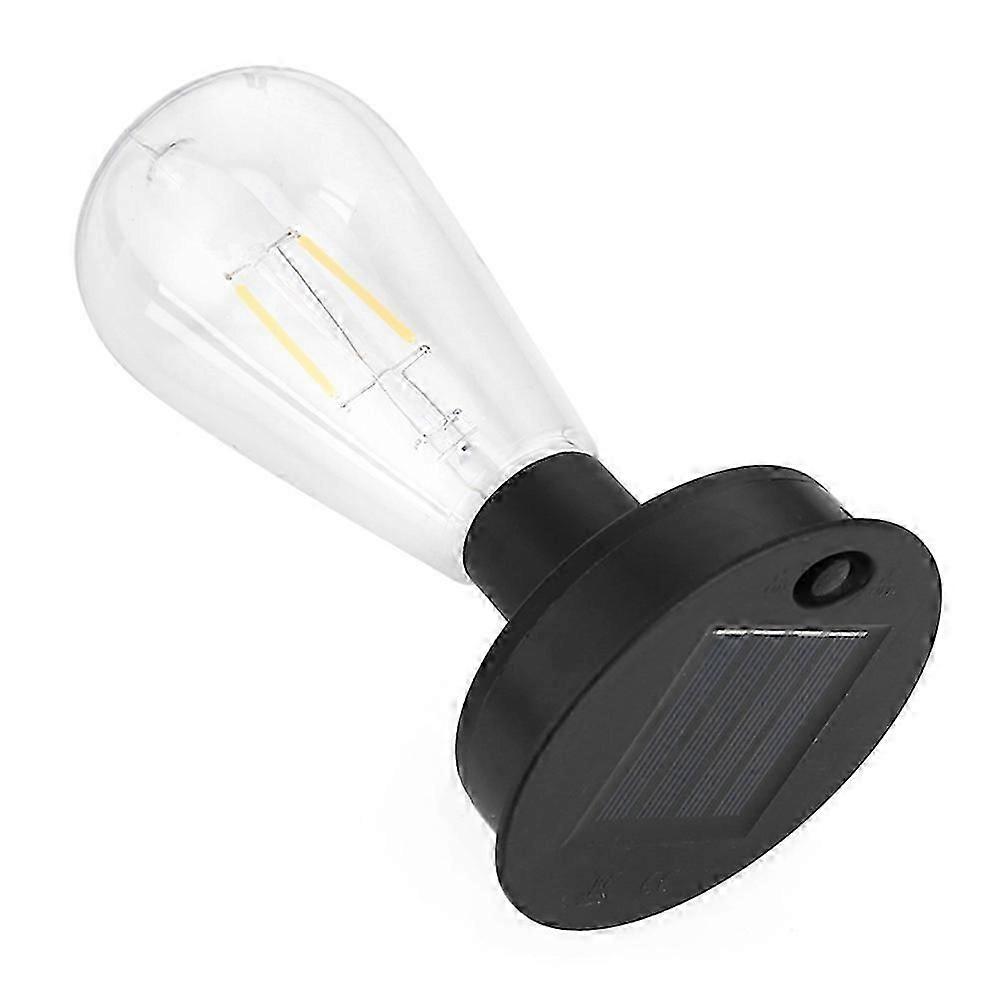 Solar LED Tungsten Filament Bulb Lamp 2800K Garden Night Light 7cm/8.5cm Fence Lights For Outdoor Lamp Bulb Decorative