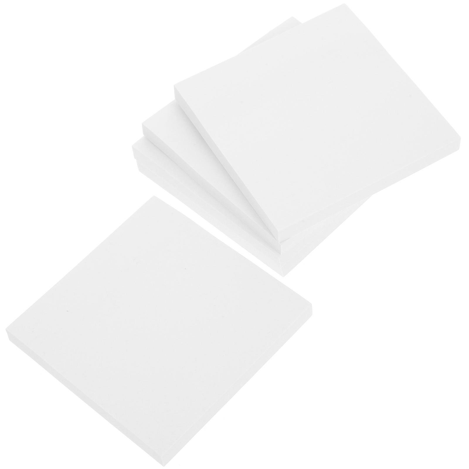 Self-Adhesive Notepads Small Writing Notepads For Office Use .40X7.40X1.00cm Square Shape Note-Taking 5Pcs