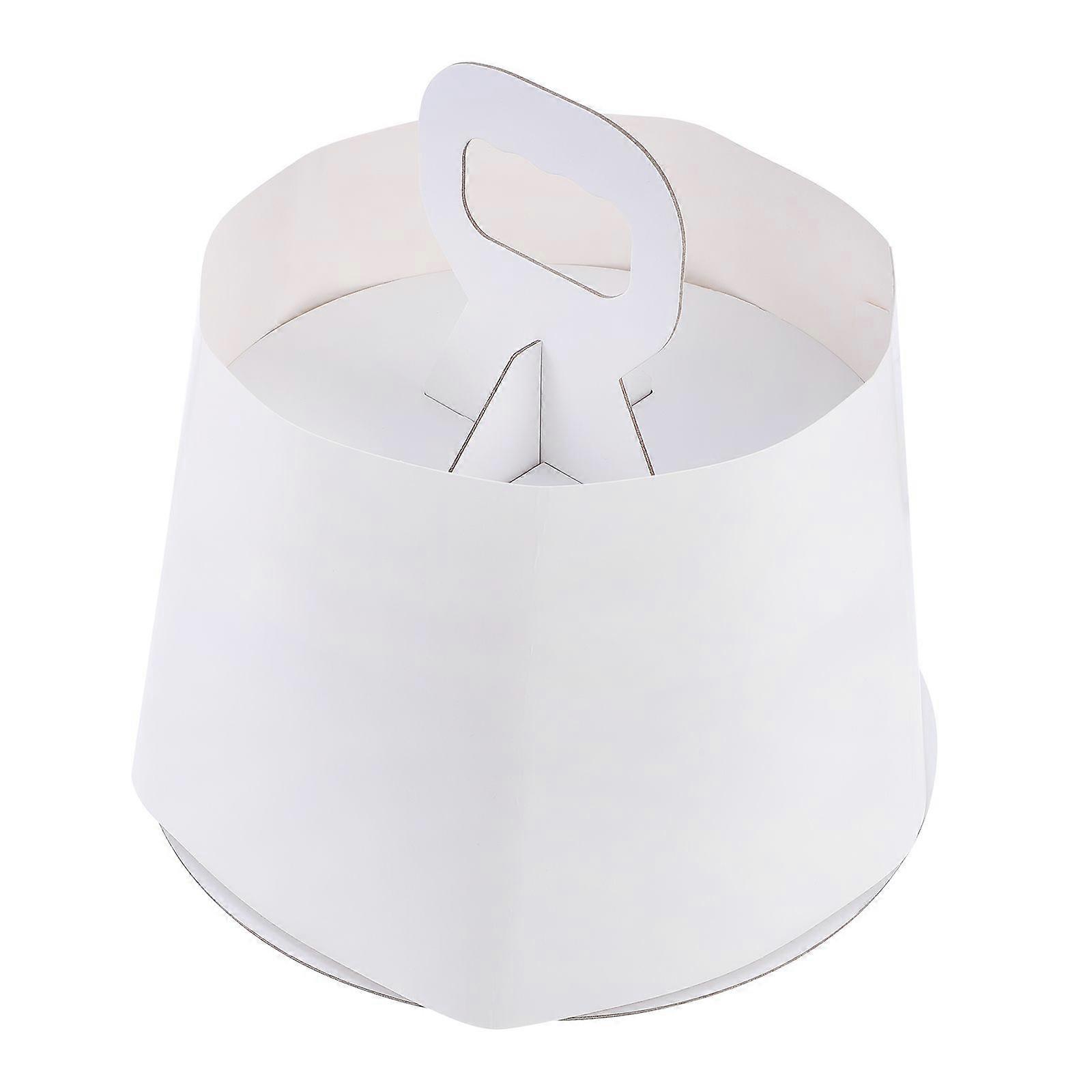 1 Set Portable Dessert Cake Box Double Layer Cake Packaging Box Organizer