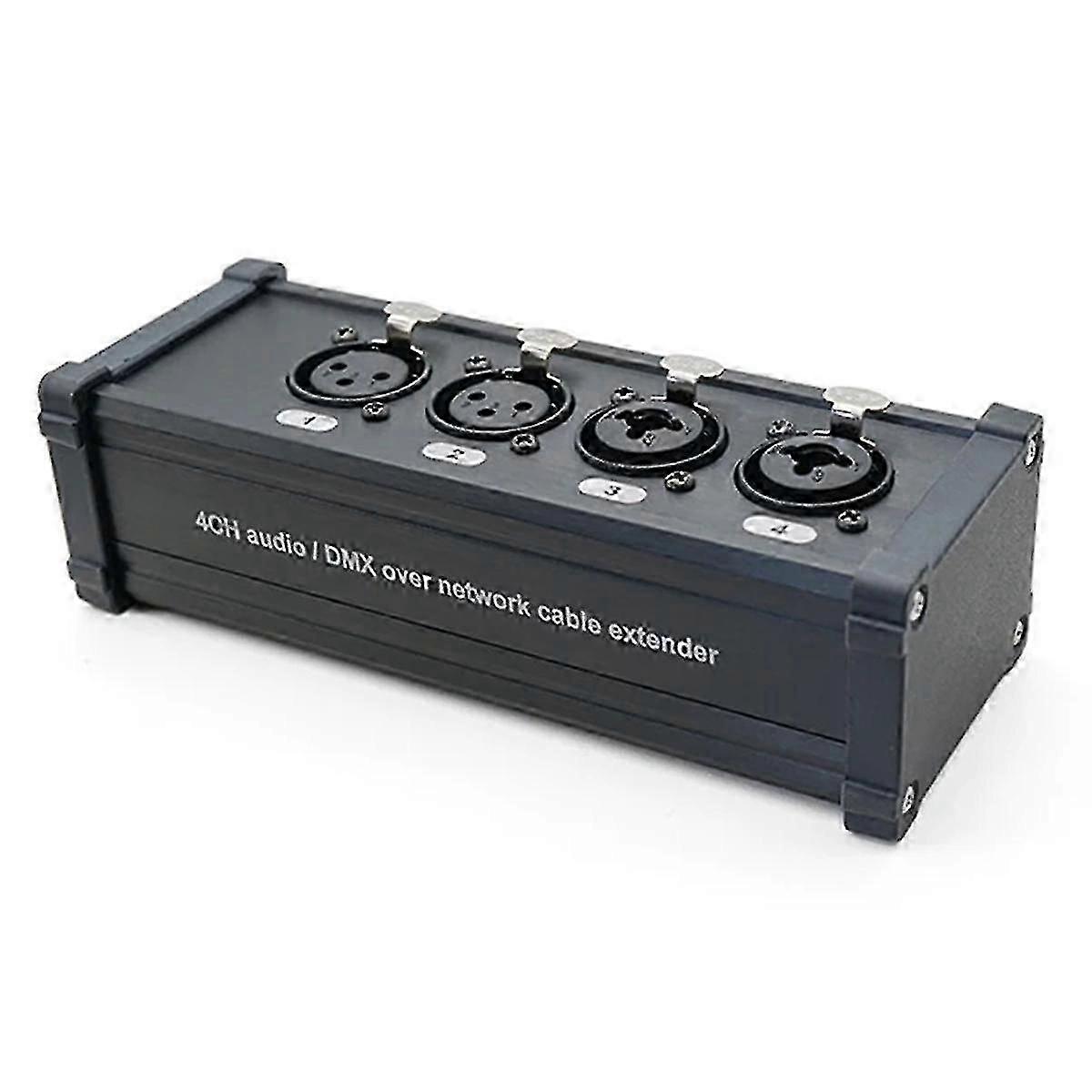 Network Signal Extender Light Conversion Digital Network Cable to Analog Signal Distribution Transm