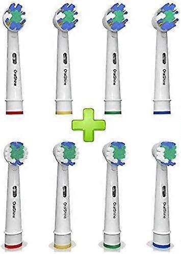 Replacement Heads Electric Toothbrush Removes Plaque 8 pcs