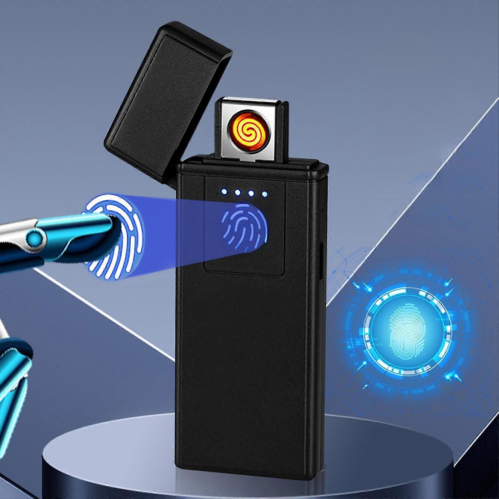 Electric Lighter Double-sided Tungsten Lighter Thin Sensitive Charging Usb Portable Compact Lighter-Yogo