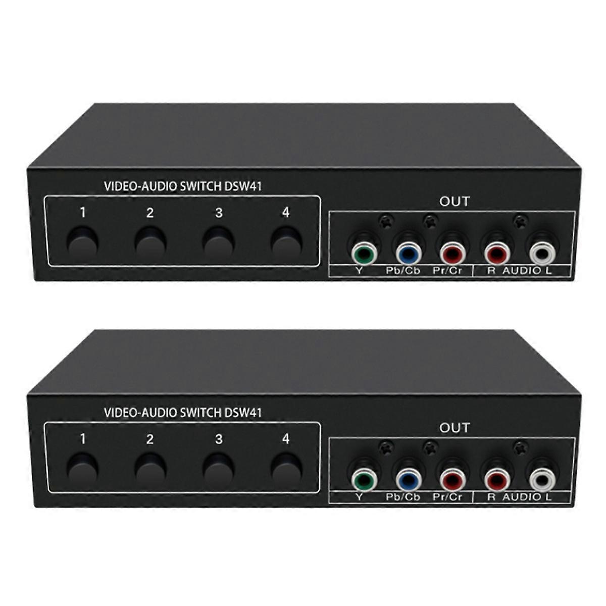 Sélecteur de signal vidéo composante 4x1 YPbPr YCbCr