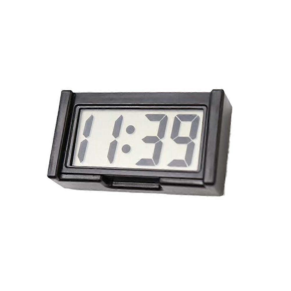 Car Dashboard Digital Clock-Small LED Clock Vehicle Adhesive Mini Time Clock