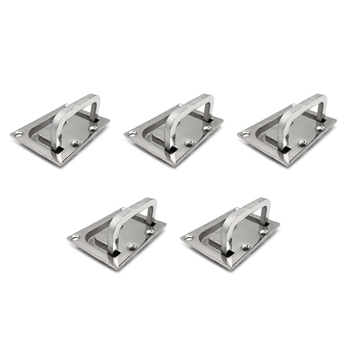 Stainless Steel 316 Flush Lift Ring Hatch Pull Handle Locker Hardware