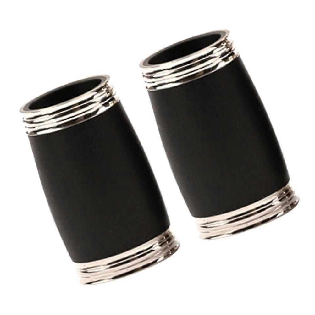 Clarinet Accessories B Flat Clarinet Two Section Tubes Supplies For Practice 2Pcs