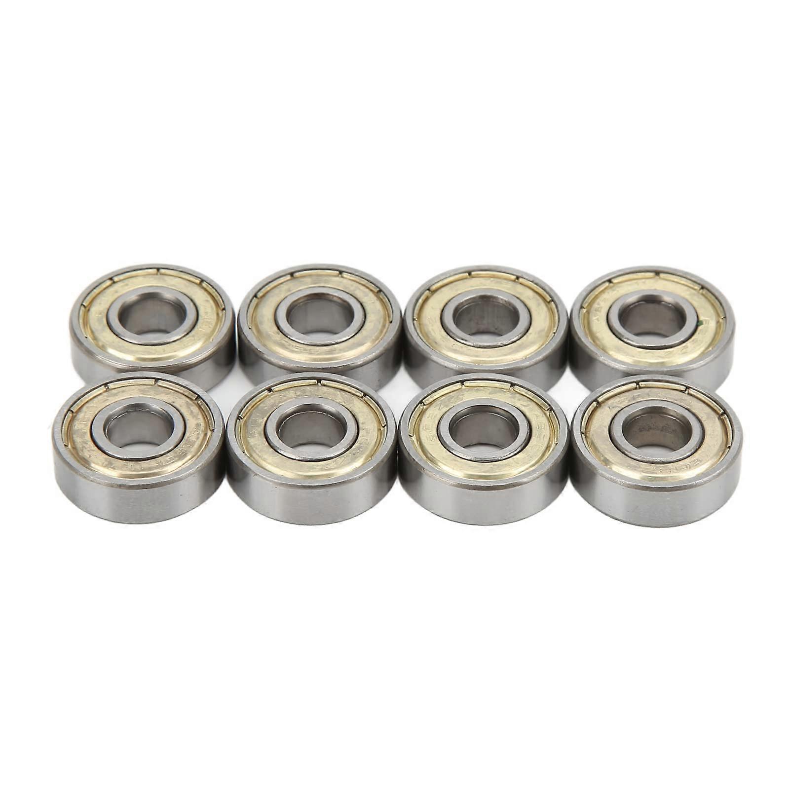 608ZZ Skateboard Bearings ABEC 11 Carbon Steel Sealed 8x22x7mm for Roller Skates and Dance Boards - 8pcs Set