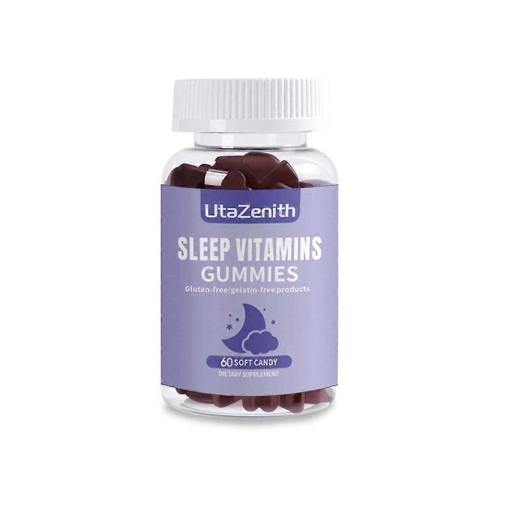 UtaZenith Bien Dormir Sleep Gummies – naturalny francuski środek nasenny, 60 smacznych wegetariańskich żelków