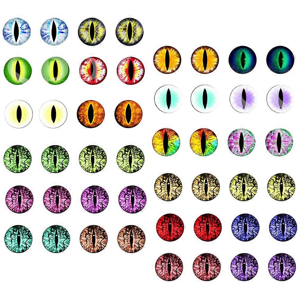 Craft Eyeballs Simulation Eye Props Decorative Children Assorted Color 0.79x0.79in 100Pcs